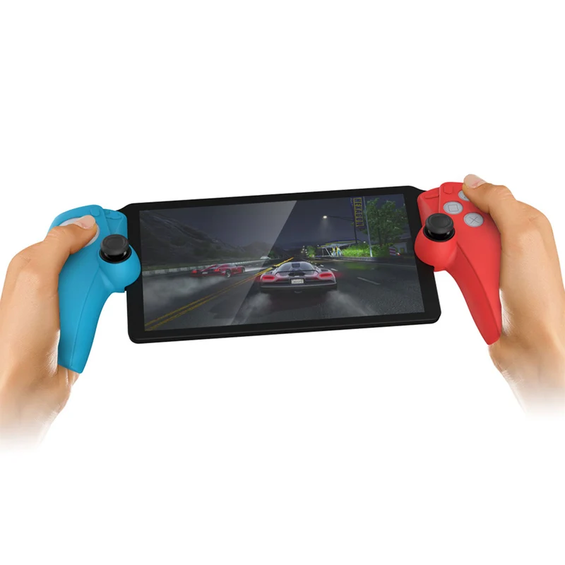 Dobe Silicone Case For Playstation Portal (Transparent Blue/Red) TP5-3555