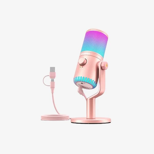 Maono DM30 RGB USB Condenser Microphone (Black, White, Pink, Purple)