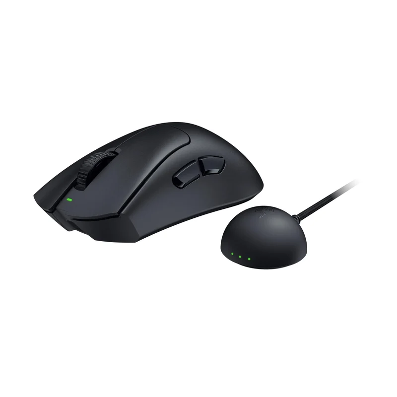 Razer DeathAdder V4 Pro Ultra-Lightweight Wireless Ergonomic Esports Mouse (Black, White)