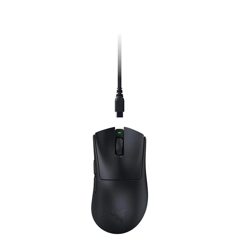 Razer DeathAdder V4 Pro Ultra-Lightweight Wireless Ergonomic Esports Mouse (Black, White)