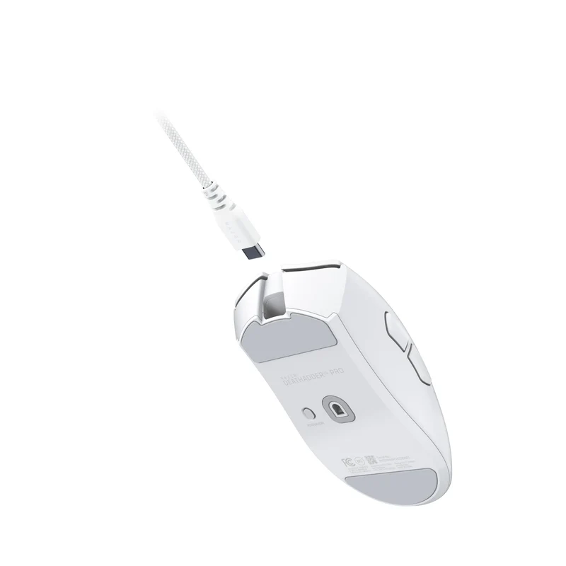 Razer DeathAdder V4 Pro Ultra-Lightweight Wireless Ergonomic Esports Mouse (Black, White)
