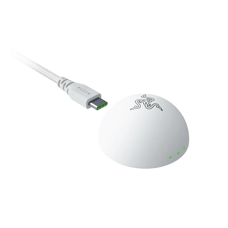 Razer DeathAdder V4 Pro Ultra-Lightweight Wireless Ergonomic Esports Mouse (Black, White)
