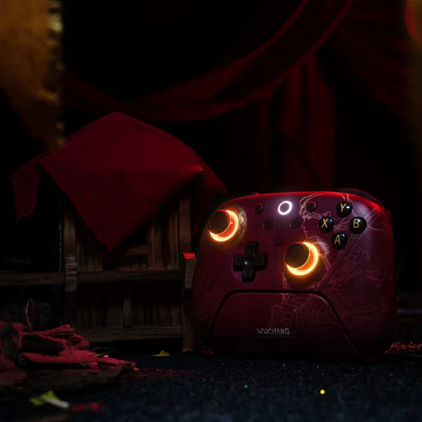8BitDo Ultimate 2 Wireless Controller with TMR Joysticks, Switchable Hall Effect/ Tactile Triggers, RGB Fire Ring, 8Speed Wireless Tech with Charging Dock for Windows/Android (Wuchang Fallen Feathers) (81HE)