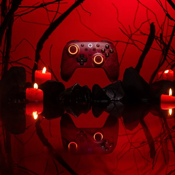 8BitDo Ultimate 2 Wireless Controller with TMR Joysticks, Switchable Hall Effect/ Tactile Triggers, RGB Fire Ring, 8Speed Wireless Tech with Charging Dock for Windows/Android (Wuchang Fallen Feathers) (81HE)