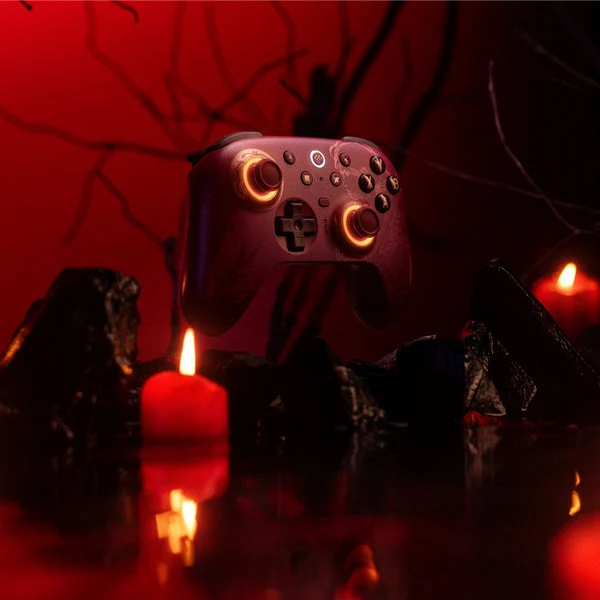 8BitDo Ultimate 2 Wireless Controller with TMR Joysticks, Switchable Hall Effect/ Tactile Triggers, RGB Fire Ring, 8Speed Wireless Tech with Charging Dock for Windows/Android (Wuchang Fallen Feathers) (81HE)