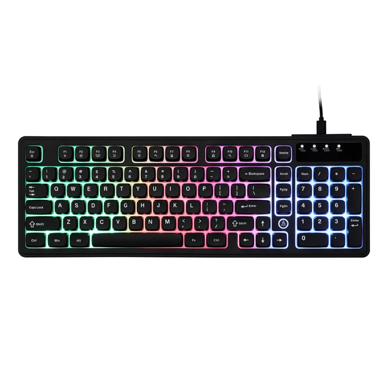 Ajazz AF98 Wired 97-Keys Membrane Keyboard (Black)