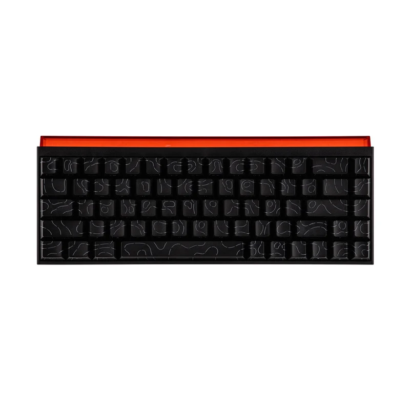 Nacodex x Ajazz NK68 Mixed Light Wired 68-Key Hot-Swappable Mechanical Keyboard (Black Contour) (Red Switch)