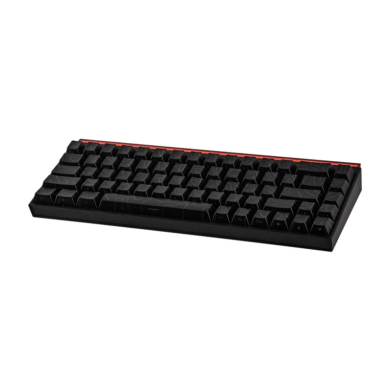 Nacodex x Ajazz NK68 Mixed Light Wired 68-Key Hot-Swappable Mechanical Keyboard (Black Contour) (Red Switch)
