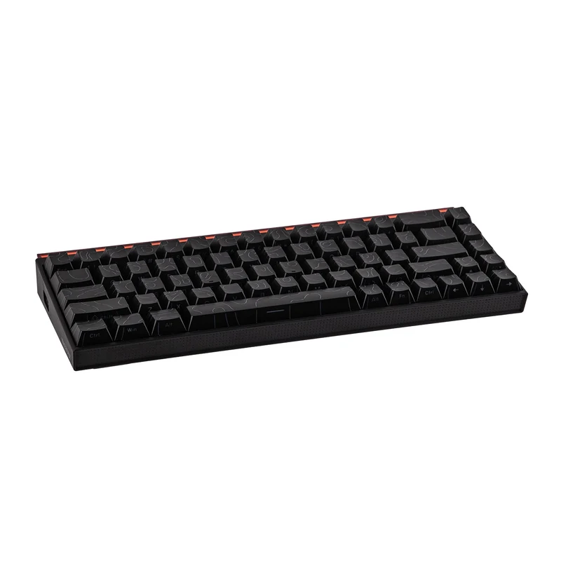 Nacodex x Ajazz NK68 Mixed Light Wired 68-Key Hot-Swappable Mechanical Keyboard (Black Contour) (Red Switch)