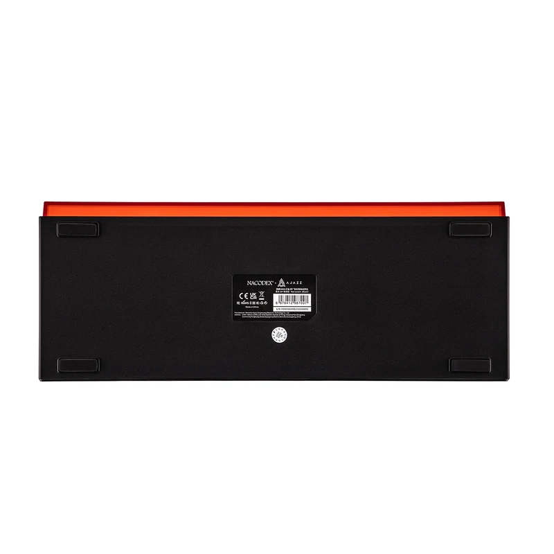 Nacodex x Ajazz NK68 Mixed Light Wired 68-Key Hot-Swappable Mechanical Keyboard (Black Contour) (Red Switch)