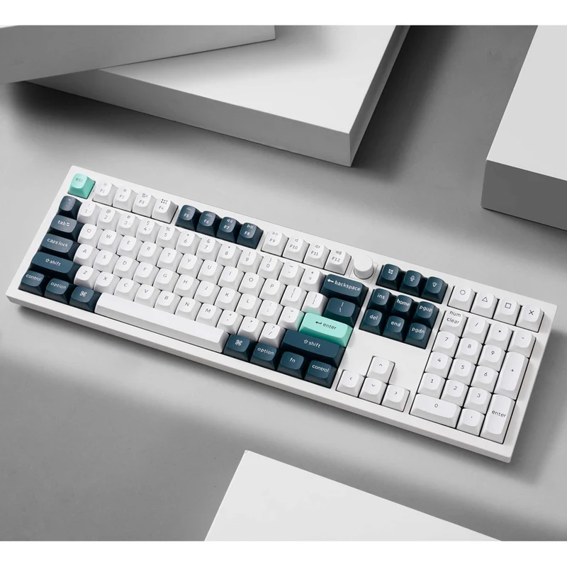 Keychron Q6 HE QMK Fully Assembled Knob RGB Full Size Wireless Custom Keyboard - Shell White (Gateron Double-Rail Magnetic Nebula Switch) (Q6H-P1)