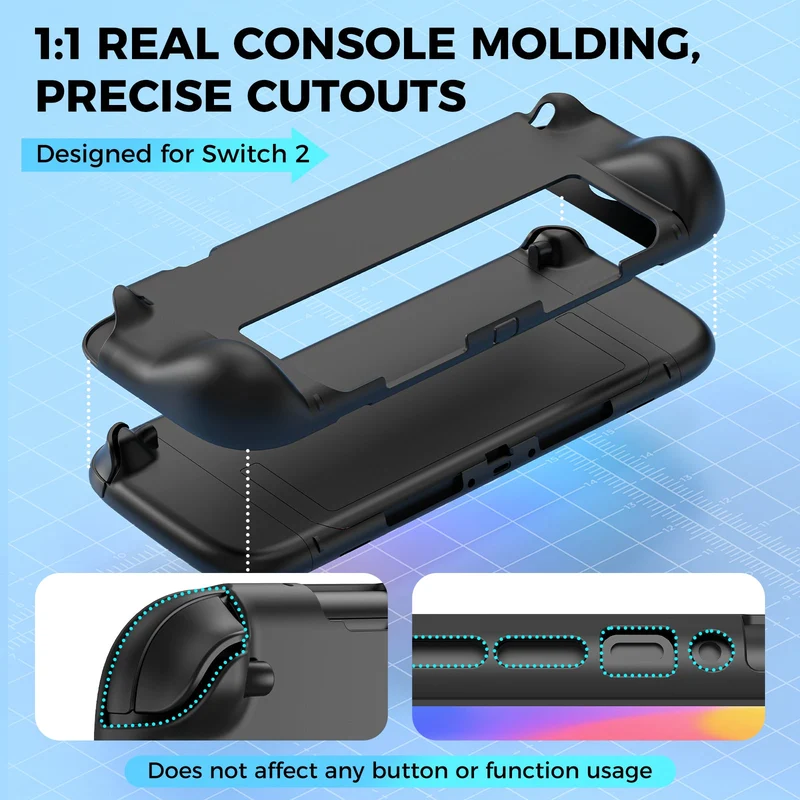 PMW One-Piece Silicone Cover for Nintendo Switch 2 (L1130)