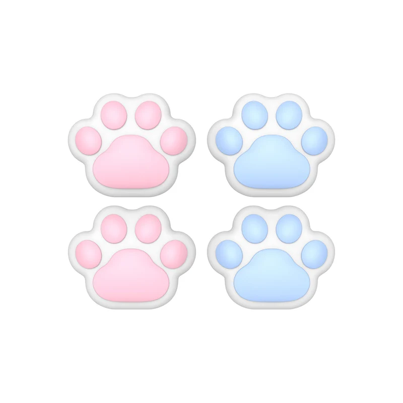 IINE Cat Paw Joystick Caps for Nintendo Switch 2 (Pink/Blue) (L1147)