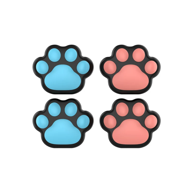 IINE Cat Paw Joystick Caps for Nintendo Switch 2 (Blue/Orange) (L1146)