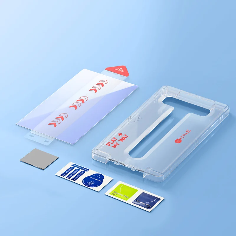IINE Anti-Blue Light Tempered Glass with Dust-Removal Box for Nintendo Switch 2 (L1078)