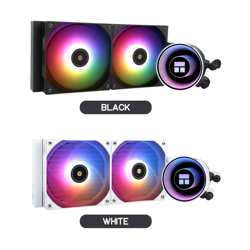 Thermalright Frozen Notte 240 ARGB V2 AIO CPU Liquid Cooler (Black, White)