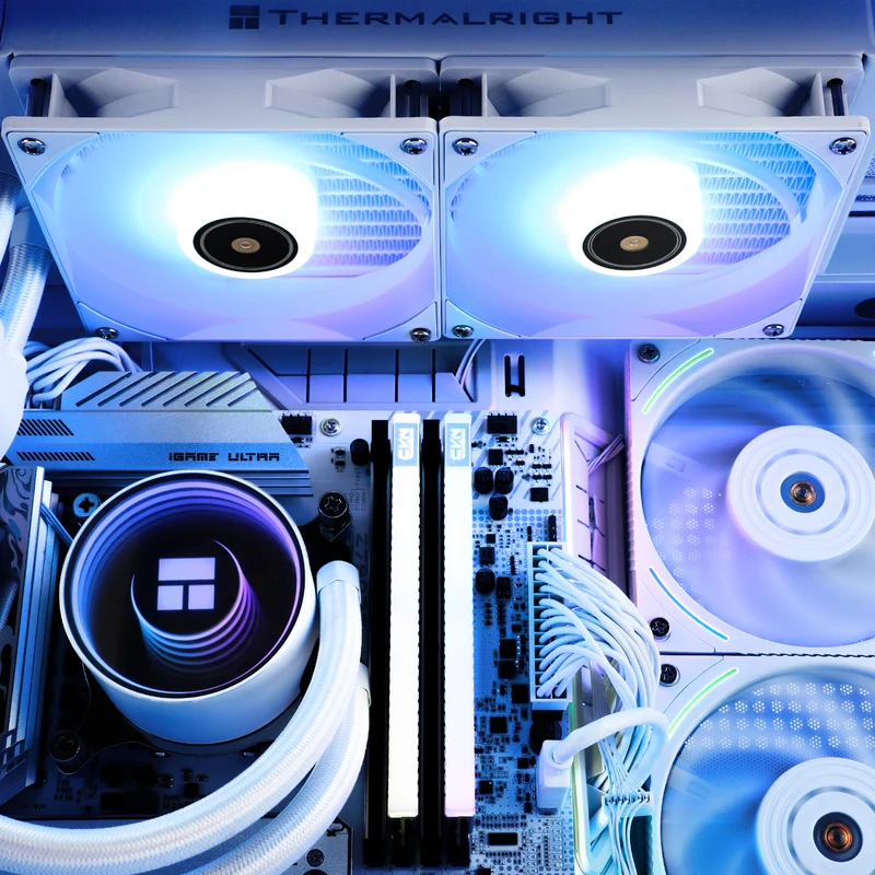 Thermalright Frozen Notte 240 ARGB V2 AIO CPU Liquid Cooler (Black, White)