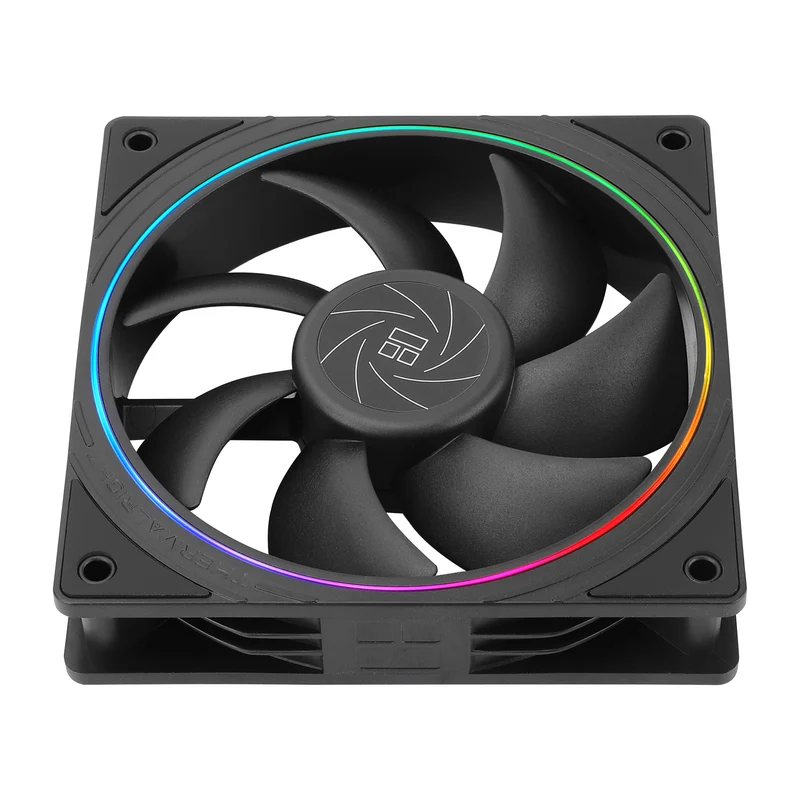 Thermalright TL-S12 120mm PWM ARGB Light Ring Case Fan (Black, White)