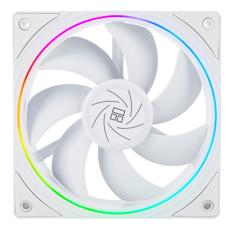 Thermalright TL-S12 120mm PWM ARGB Light Ring Case Fan (Black, White)