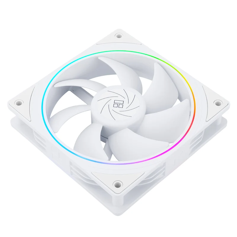 Thermalright TL-S12 120mm PWM ARGB Light Ring Case Fan (Black, White)