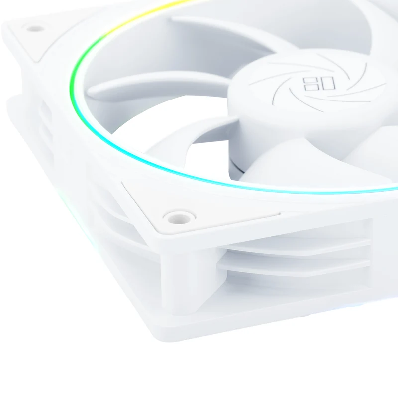 Thermalright TL-S12 120mm PWM ARGB Light Ring Case Fan (Black, White)