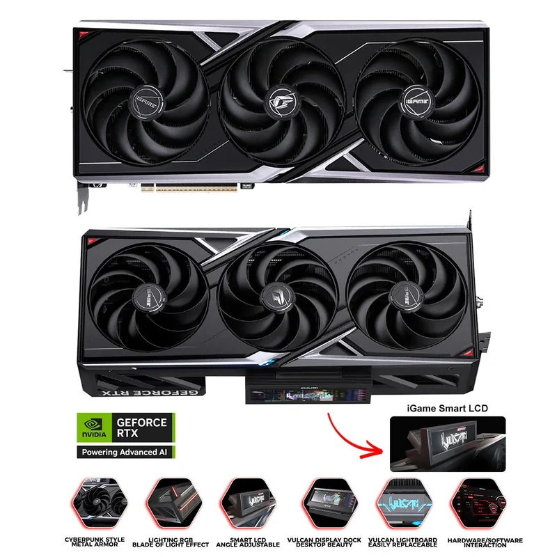 Colorful iGame GeForce RTX 5070 Ti Vulcan OC 16GB-V GDDR7 Graphics Card