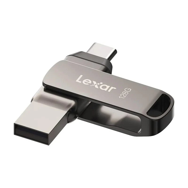 Lexar JumpDrive Dual Drive D400 256GB USB 3.2 Gen 1 Type-C & Type-A 130MB/s Read Flash Drive (LJDD400256G-BNQNG)
