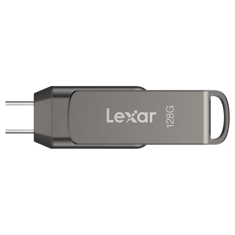 Lexar JumpDrive Dual Drive D400 128GB USB 3.1 Gen 1 Type-C & Type-A 130MB/s Read Flash Drive (LJDD400128G-BNQNG)