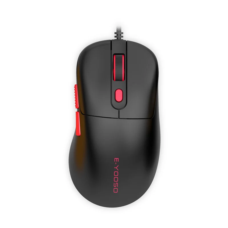 E-Yooso X-51 Wired Gaming Mouse (Black/Red, Orange/Black)