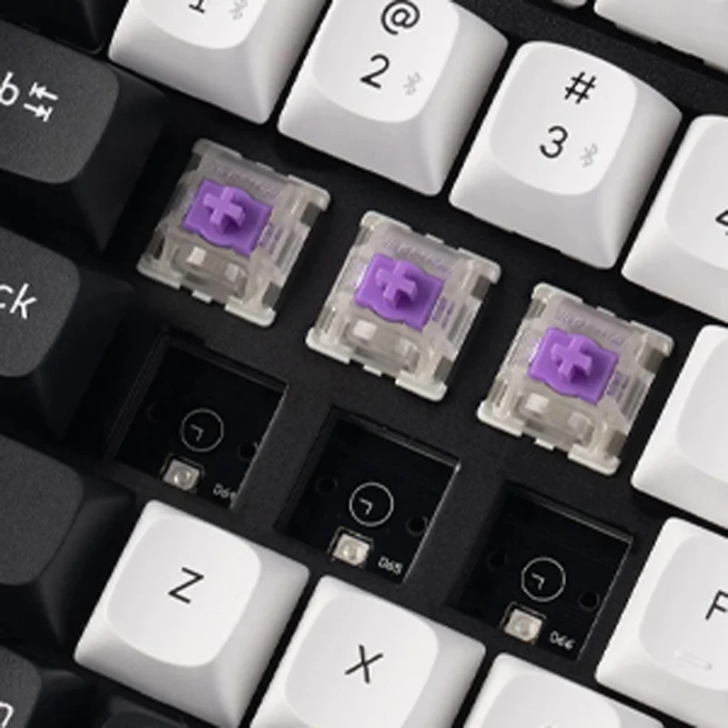 Keychron Q6 HE QMK Fully Assembled Knob RGB Full Size Wireless Custom Keyboard - Carbon Black (Gateron Double-Rail Magnetic Nebula Switch) (Q6H-M1)