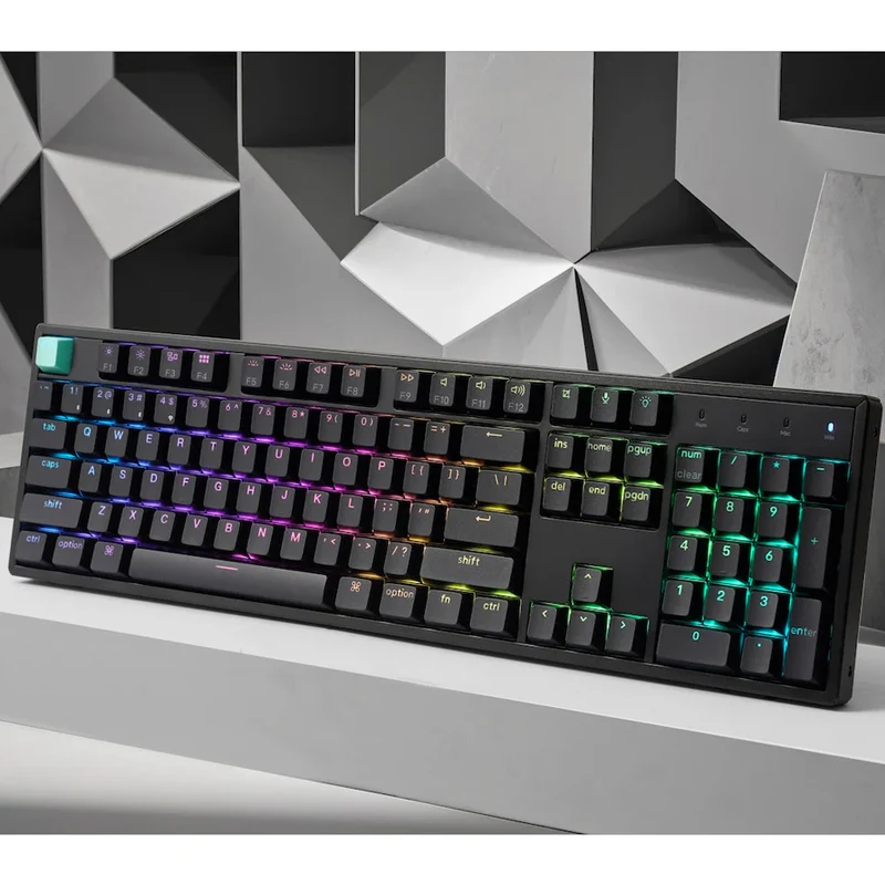Keychron K10 HE Standard Version Full Size Wireless Magnetic Switch Custom Keyboard - Black (Gateron Double-Rail Magnetic Nebula Switch) (K10H-J1)