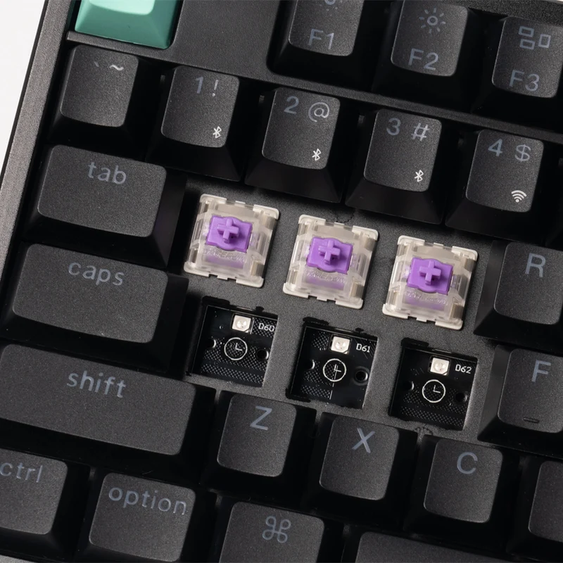 Keychron K10 HE Standard Version Full Size Wireless Magnetic Switch Custom Keyboard - Black (Gateron Double-Rail Magnetic Nebula Switch) (K10H-J1)