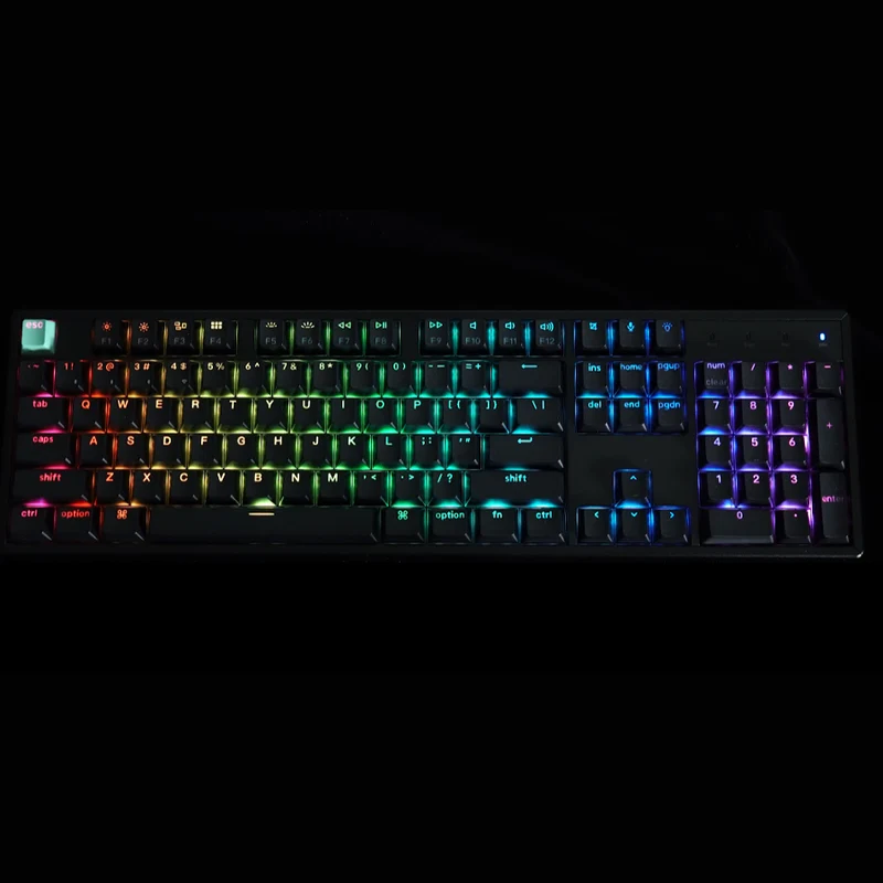 Keychron K10 HE Standard Version Full Size Wireless Magnetic Switch Custom Keyboard - Black (Gateron Double-Rail Magnetic Nebula Switch) (K10H-J1)
