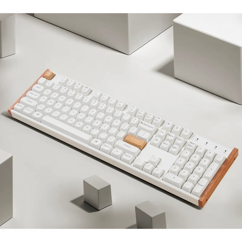 Keychron K10 HE Special Ed. Full Size Wireless Magnetic Switch Custom Keyboard - White (Gateron Double-Rail Magnetic Nebula Switch) (K10H-Q1)
