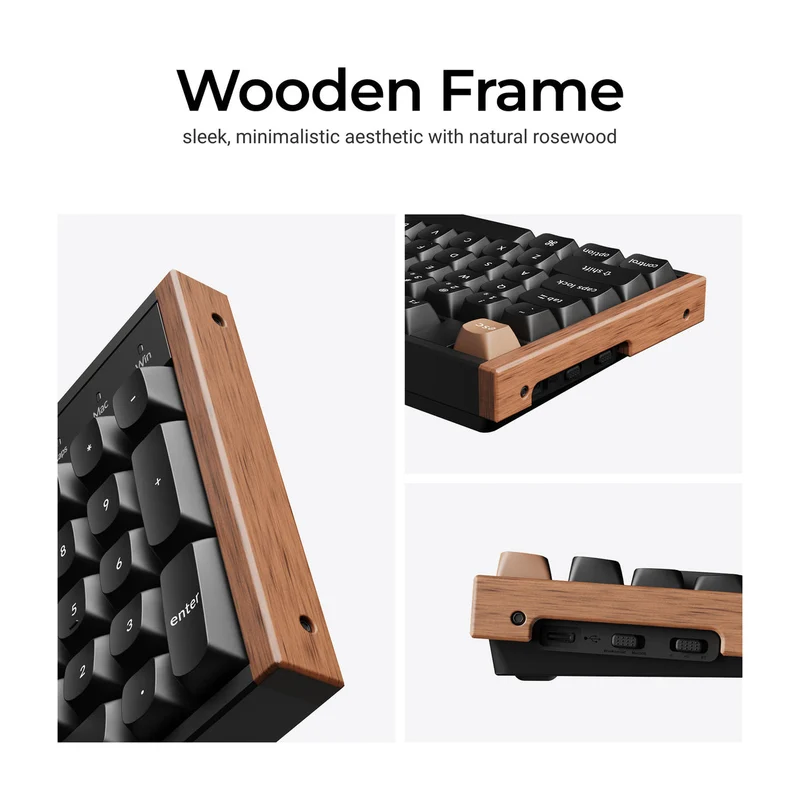 Keychron K10 HE Special Ed. Full Size Wireless Magnetic Switch Custom Keyboard - Black (Gateron Double-Rail Magnetic Nebula Switch) (K10H-F1)