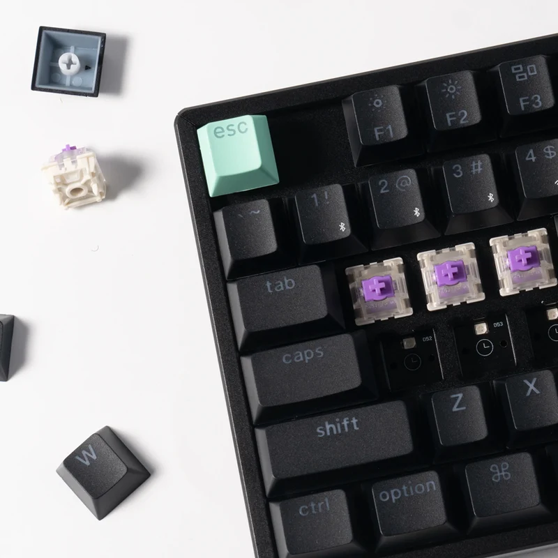 Keychron K8 HE Standard Version TKL Wireless Magnetic Switch Custom Keyboard - Black (Gateron Double-Rail Magnetic Nebula Switch) (K8H-J1)