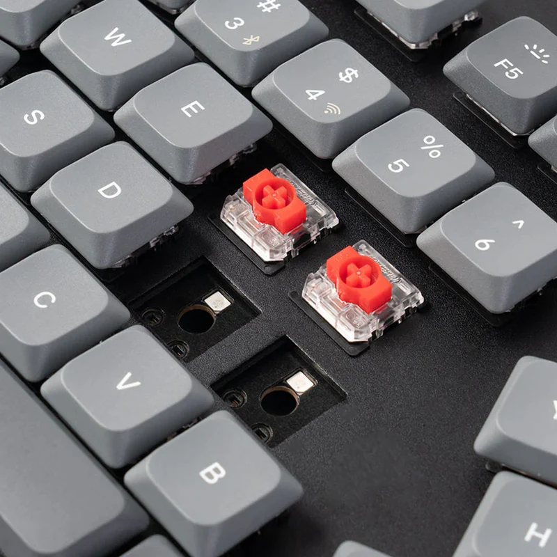 Keychron K15 Max QMK RGB Hot-Swappable 75% Alice Wireless Custom Mechanical Keyboard (Low Profile Gateron Mechanical Red Switch, Low Profile Gateron Mechanical Blue Switch, Low Profile Gateron Mechanical Brown Switch)