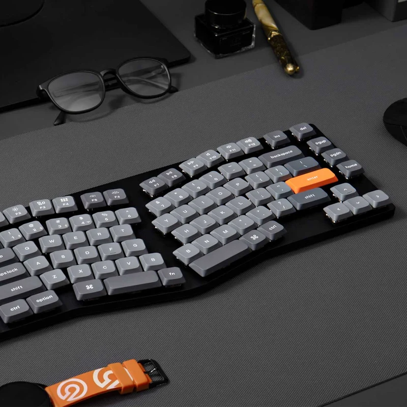 Keychron K15 Max QMK RGB Hot-Swappable 75% Alice Wireless Custom Mechanical Keyboard (Low Profile Gateron Mechanical Red Switch, Low Profile Gateron Mechanical Blue Switch, Low Profile Gateron Mechanical Brown Switch)