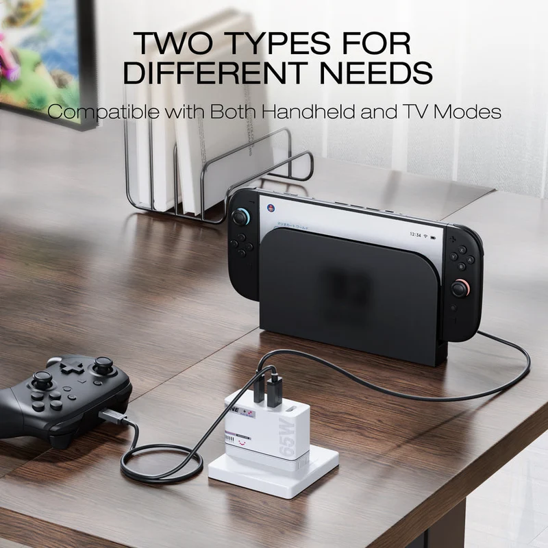 IINE 1.5m Charging Cable USB to USB-C for Nintendo Switch 2 (Black) (L1138)
