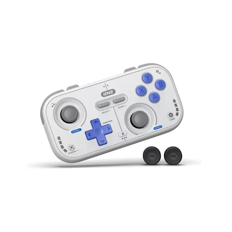 IINE Palm-Sized Retro Chronos Controller (Vintage Grey, Classic Black) (L1031, L1032)