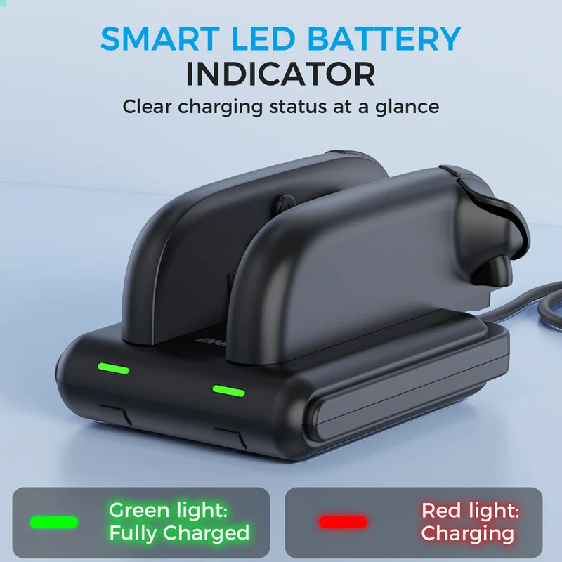 IINE Mini Dual Charge Dock for Nintendo Switch 2 (Black) (L1105)