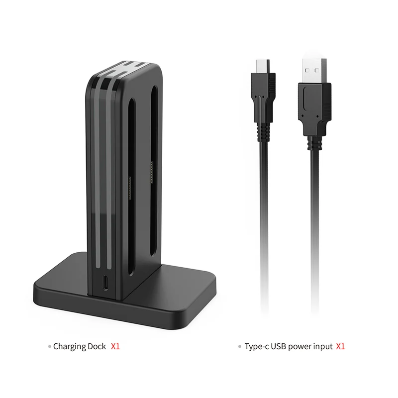 Dobe Square Charging Dock for Nintendo Switch 2 Joy-Pad (Black) TNS-3171