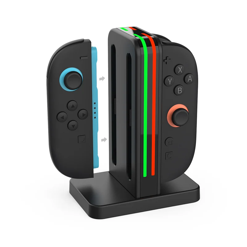 Dobe Square Charging Dock for Nintendo Switch 2 Joy-Pad (Black) TNS-3171