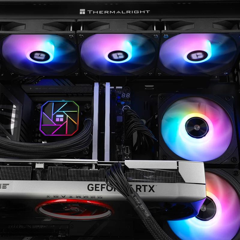 Thermalright Aqua Elite 360 ARGB V3 AIO CPU Liquid Cooler (Black, White)