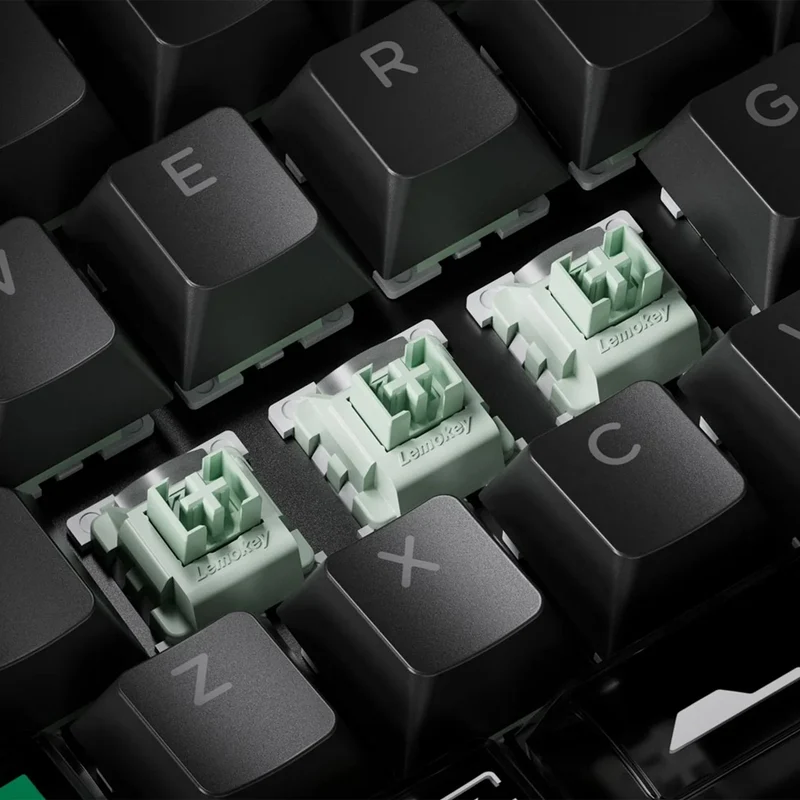 Keychron Lemokey L5 HE Fully Assembled Knob RGB Hot-Swappable 75% Magnetic Switch Custom Gaming Keyboard - Cyber (Lemokey Ultra-Fast Lime Magnetic Switch) (L5W-W1)