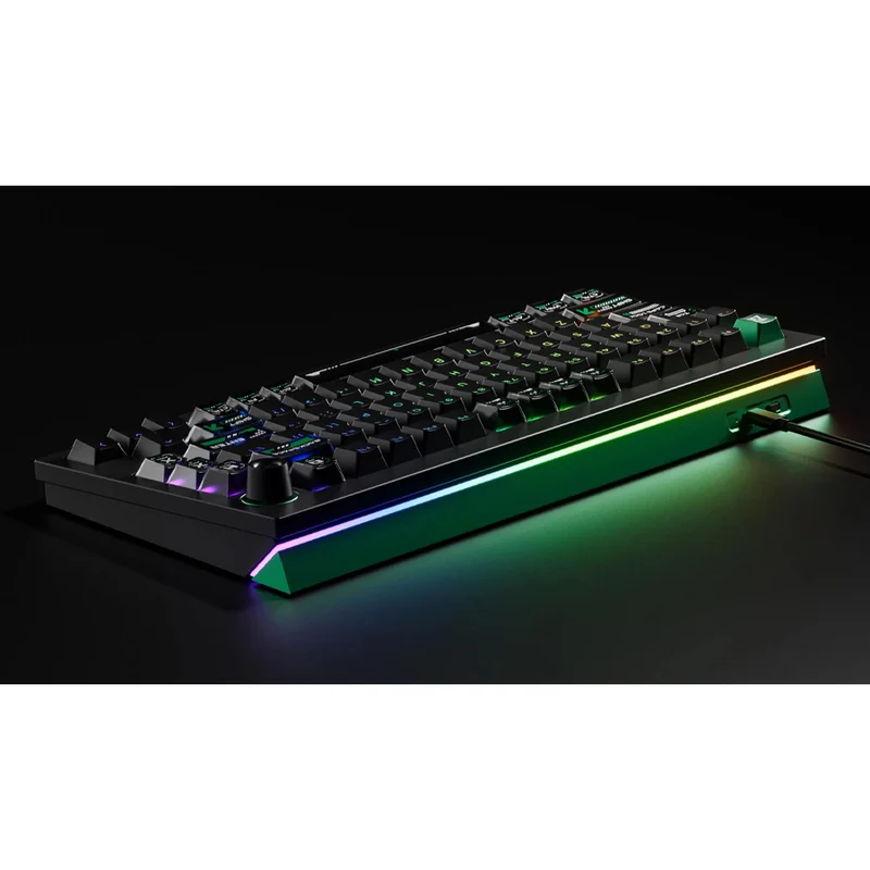Keychron Lemokey L5 HE Fully Assembled Knob RGB Hot-Swappable 75% Magnetic Switch Custom Gaming Keyboard - Cyber (Lemokey Ultra-Fast Lime Magnetic Switch) (L5W-W1)