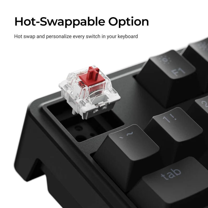 Keychron C3 Pro 8K QMK RGB Hot-Swappable 80% TKL Wired Custom Mechanical Keyboard (Super Banana Switch, Super Brown Switch, Super Red Switch)