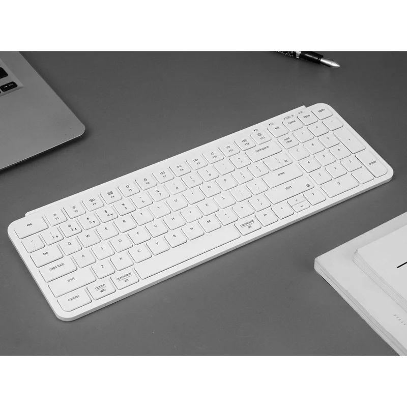 Keychron B2 Pro Ultra-Slim 2.4G 96% Wireless Keyboard (Ivory White) (B2P-K8)