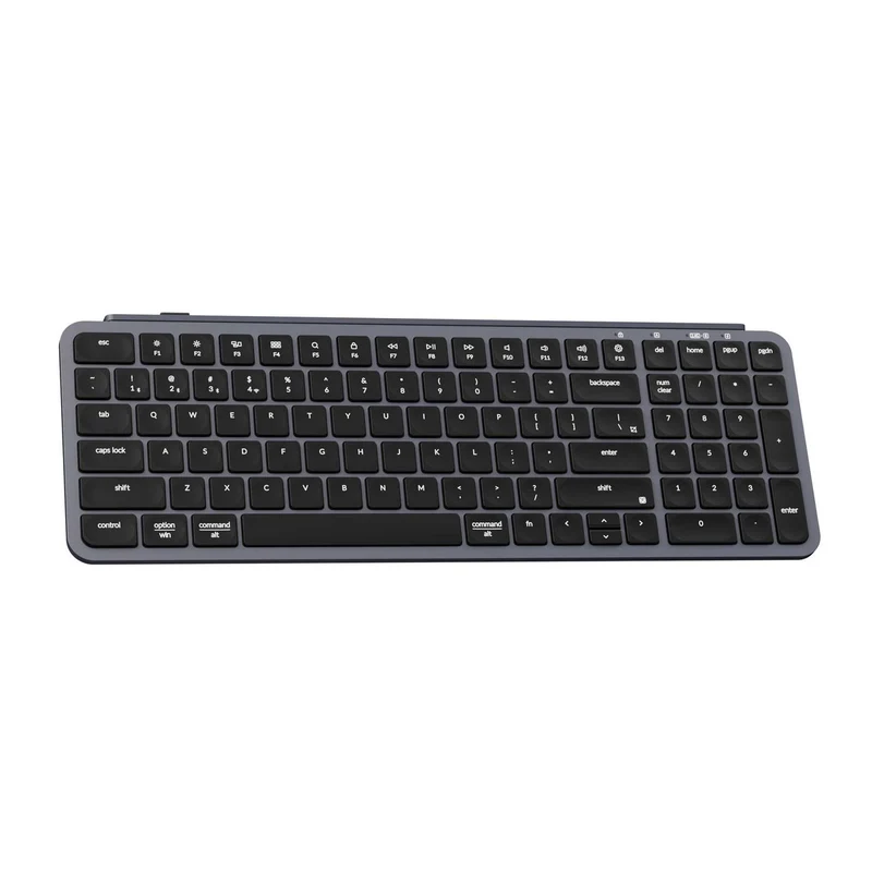 Keychron B2 Pro Ultra-Slim 2.4G 96% Wireless Keyboard (Space Grey) (B2P-K1)