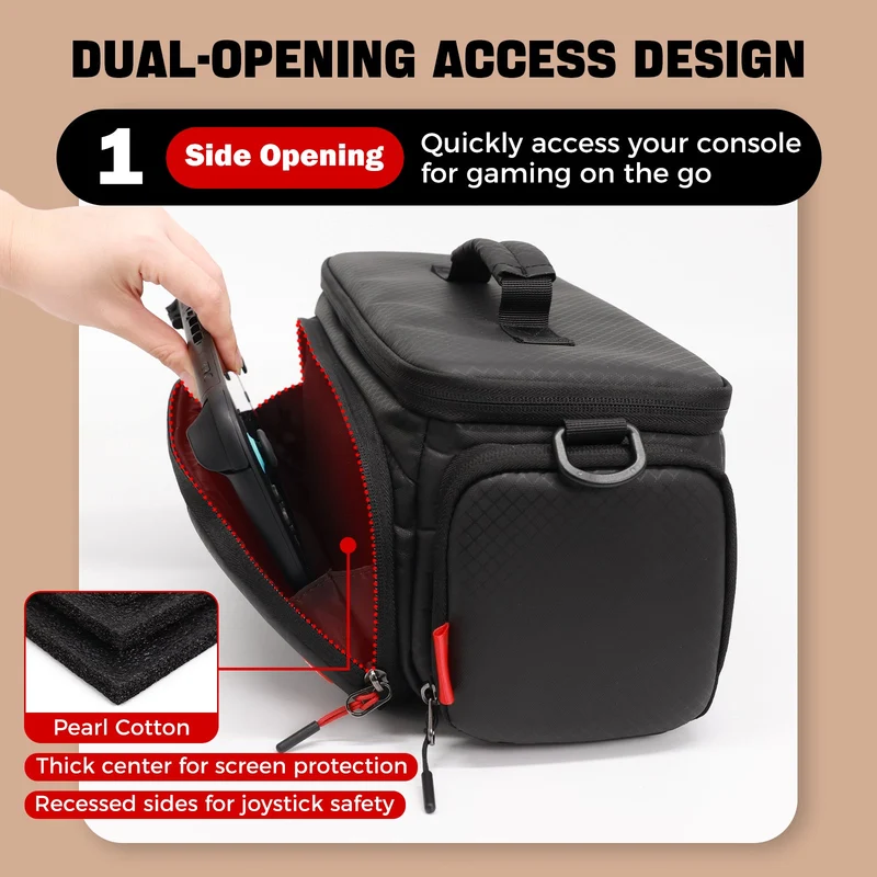 IINE Carrying Storage Bag for Nintendo Switch 2 (Black) (L1122)